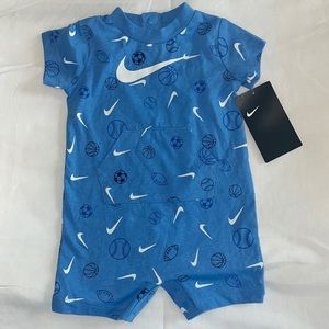 Nike romper with sports balls